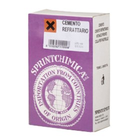 Cemento refrattario in scatola kg.1