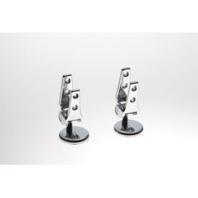 Cerniera sovrapposta per copriwc cromo lucido interasse mm.18