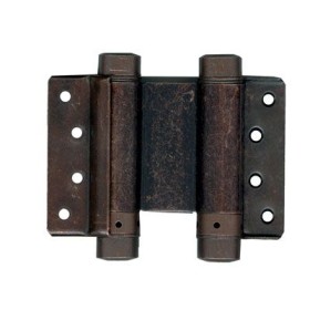 Cerniera Bommer doppia azione bronzata mm.33x125