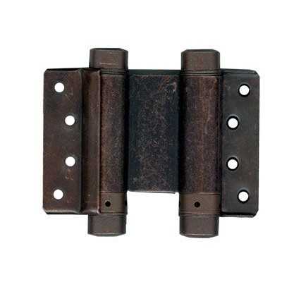 Cerniera Bommer doppia azione bronzata mm.33x125