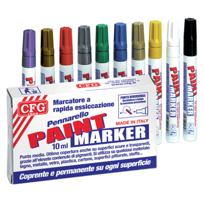 Pennarello Paint Marker rapida essiccazione alto potere coprente
