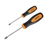 Set 2 cacciaviti Pozidrive CRV manico ergonomico antiscivolo magnetico