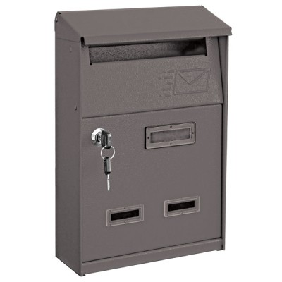 Cassetta lettere italia 21x10x32h antracite.