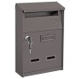 Cassetta lettere italia 21x10x32h antracite.