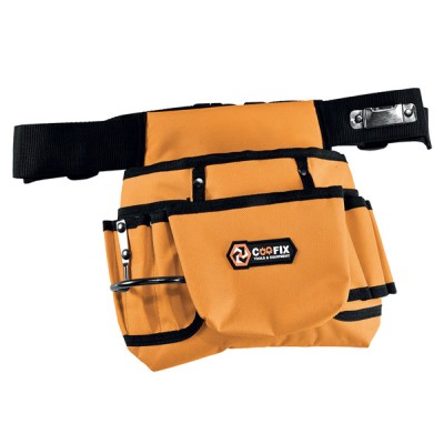 Borsa carpentiere in nylon con tasche