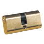 Cilindro profilo ovale in ottone 3 chiavi lungh.mm.56(28+28) Potent