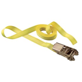 Cinghia per ancoraggio poliestere con crick rottura kg.700 mm.25x4,5mt