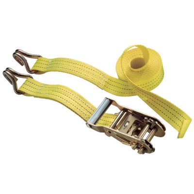 Cinghia per ancoraggio ganci a J con crick rottura kg.3000 mm.40x4,5mt