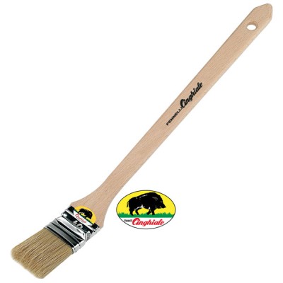 Pennello radiatore setola bionda manico legno mm.40 S.593
