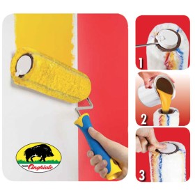 Rullo con serbatoio Roller in tessuto poliammide a pelo lungo S.262