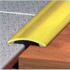 Coprisoglia in alluminio dorato adesivo mm.30x2700 SPSE0030AAO27A