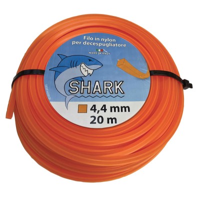 Filo quadro per decespugliatore mm 4,4 conf.rotolo blister da mt. 20