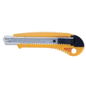 Cutter in plastica guida in metallo lame tranciabili da mm.18