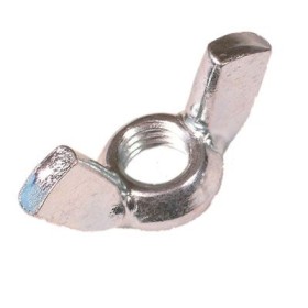 Dadi ad alette zincati passo M5 (pz.100)