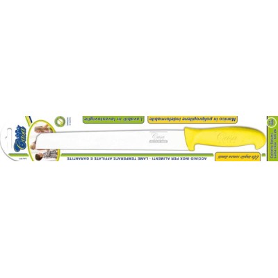 Coltello salumi de luca manico colorato.