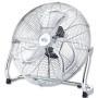 Ventilatore verticale metallo cromato,3 velocità.Cm55 W150
