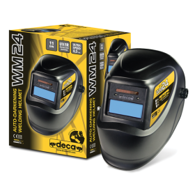 casco per saldare deca elettronica,grado di protezione DIN3/11.