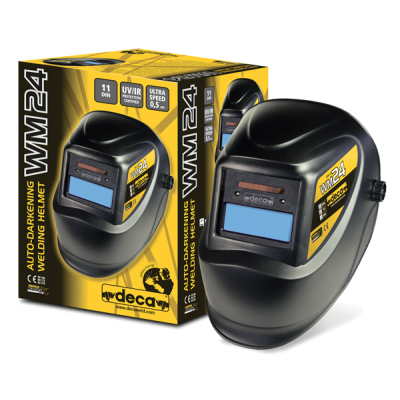 casco per saldare deca elettronica,grado di protezione DIN3/11.