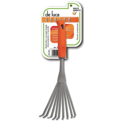 Rastrello raccogli foglie manico bicolor soft touch