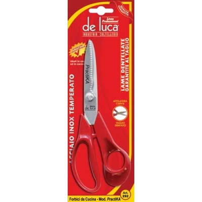 Forbici da cucina con lama dentellata