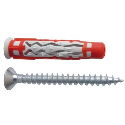 Tasselli nylon duofix mm6 + viti + barattolo promo 50 pz