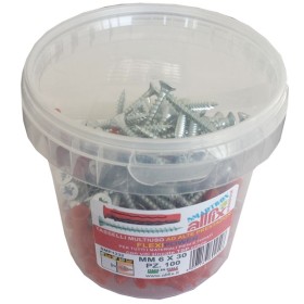 Tassello flexipower con vite mm6 pz 100 (box)