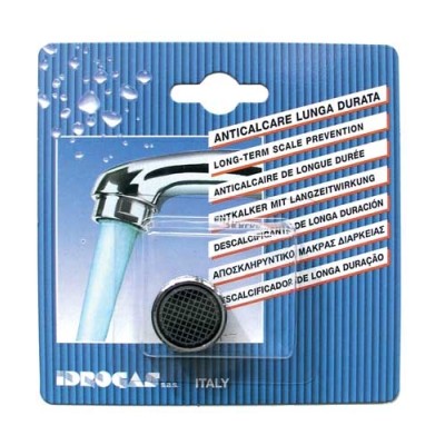 Aeratore cromato 24x1 maschio blister 8l/minuto