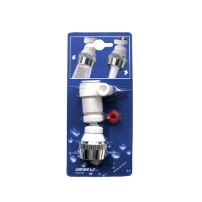 Rompigetto c/fascetta cm 10 bianco cromo blister