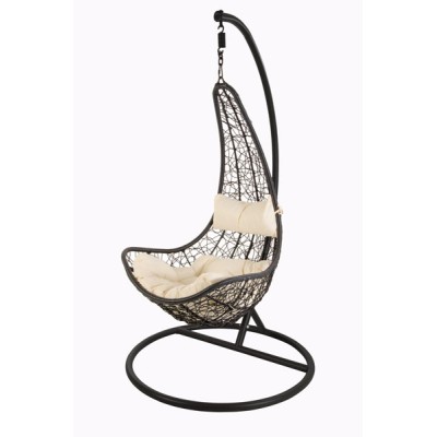 Dondolo poltr.pens.t.rattan aperta