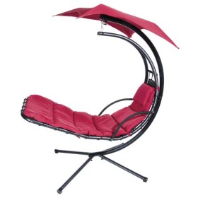 Dondolina leaf 145x140x205cm rosso