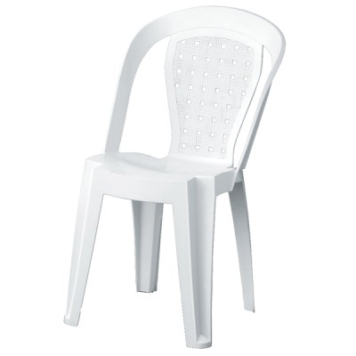 Sedia bistrot bianca antiscivolo