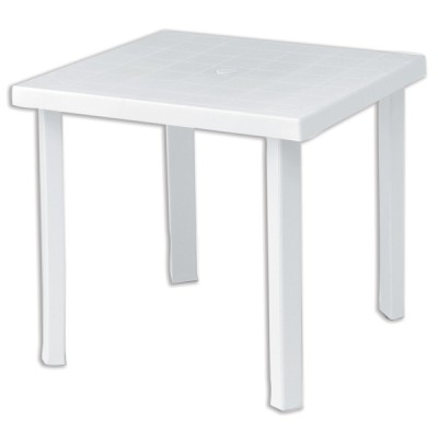 Tavolo mod.figaro bianco 80x80