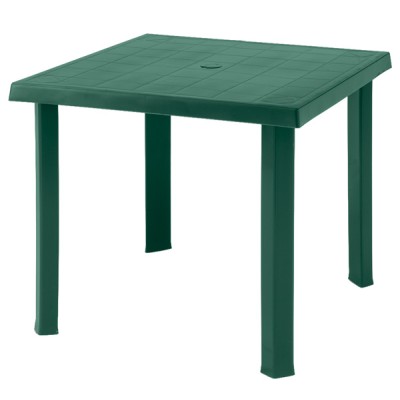 Tavolo mod.figaro verde 80x80