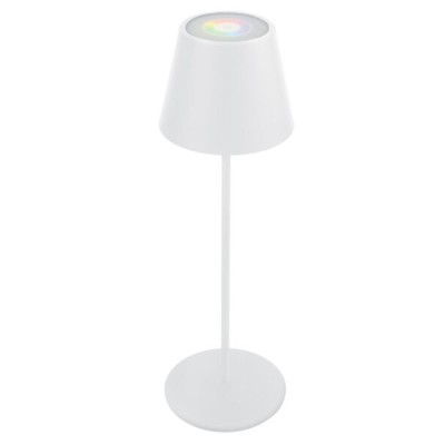 Lampada da tavolo RGB Led Toutch ricaricabile Josephine colore bianco