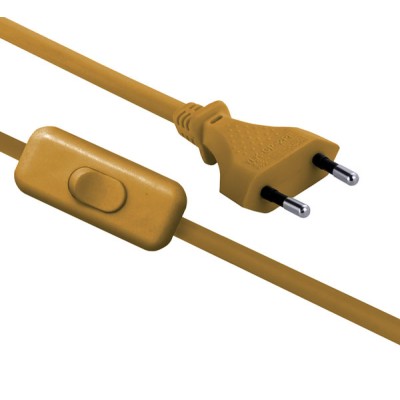 Prolunga con interruttore 1,5mt oro