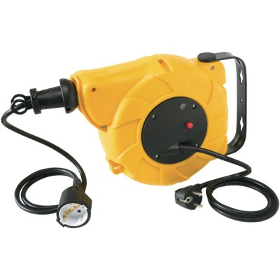 Avvolgicavo automatico mt.15, cavo H05VV-F (3x1,5mm)