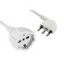 Prolunga 3mt, presa schuko bipasso, spina salvaspazio 16A