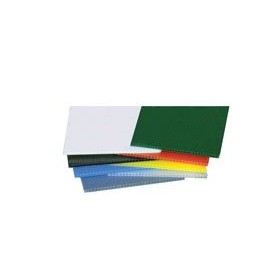 Lastre in propilene alveolare pp 1500x500 colore nero (5088)