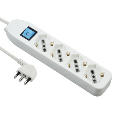 Multipresa universale 4p cavo 1,5mt