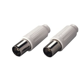 Coppia spine coassiali schermate 75 ohm in blister