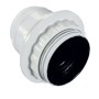 Portalampada filettato con ghiera e27,150W 4A 250V, colore bianco