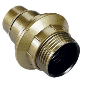 Portalampada filettato con ghiera e14,60w 2a 250v, colore oro