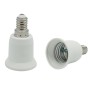 Adattatore con attacco e14 e uscita e27 colore bianco