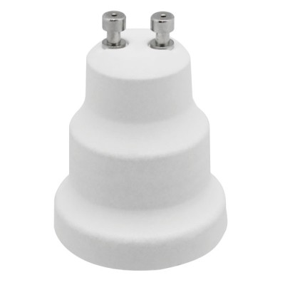 Adattatore con attacco gu10 uscita e27