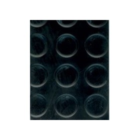 Gomma bollo sbr.h.120 mm.3 nero