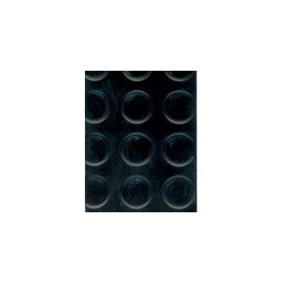 Gomma bollo sbr.h.120 mm.3 nero