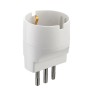 Adattatore 10a presa schuko colore bianco(fa-907)