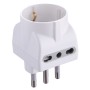 Adattatore 16a/schuko bip+2bipasso