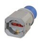 Adattatore industriale, spina iec, presa universale