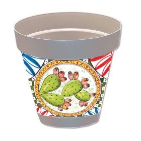 Vaso sicilia grigio d.14 naxos